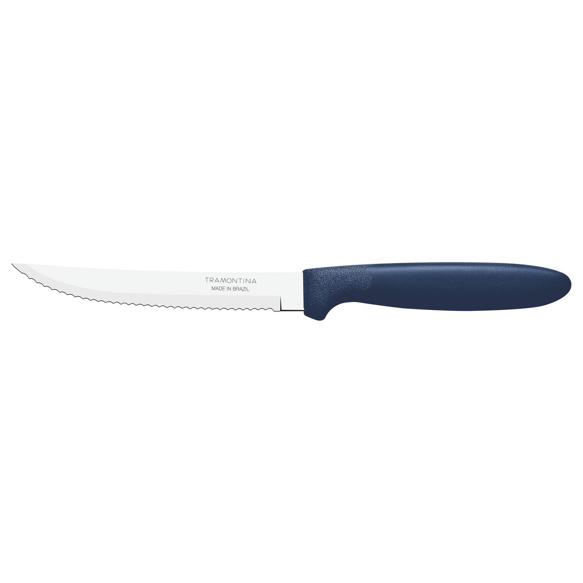 Faca Churrasco Tramontina Ipanema Inox 5 pol Azul