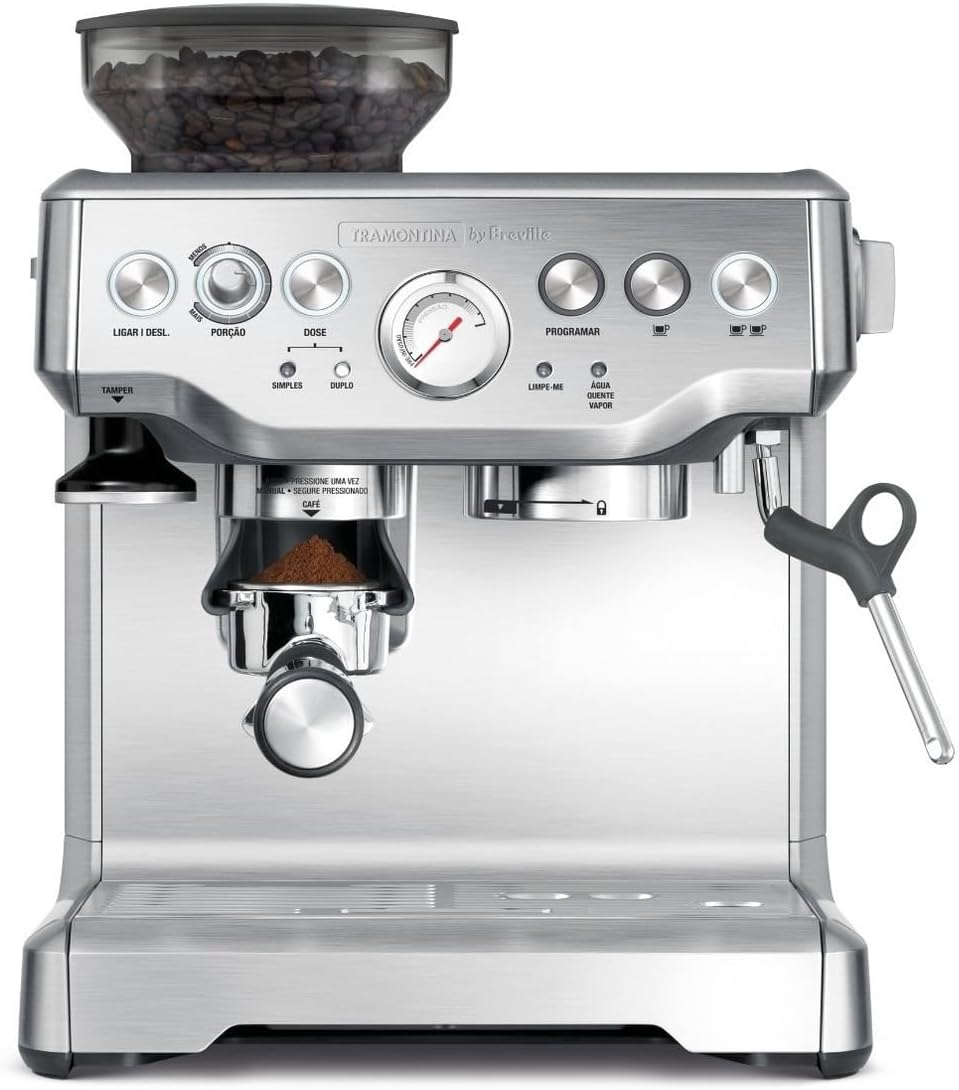 Kit Barista Tramontina: Cafeteira Expresso e Moedor 110V - Imagem 2