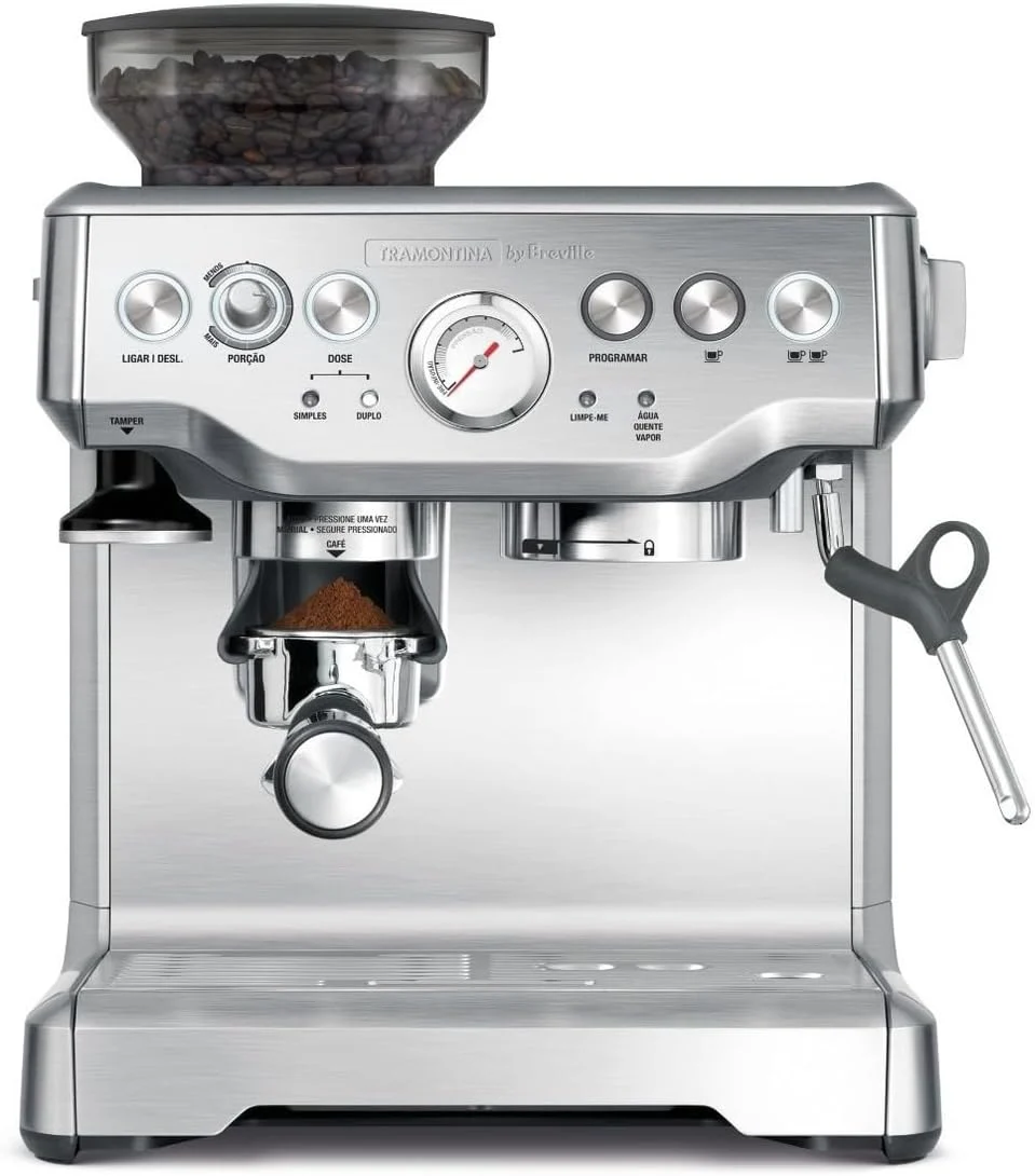 Kit Barista Tramontina: Cafeteira Expresso e Moedor 110V - Imagem 2