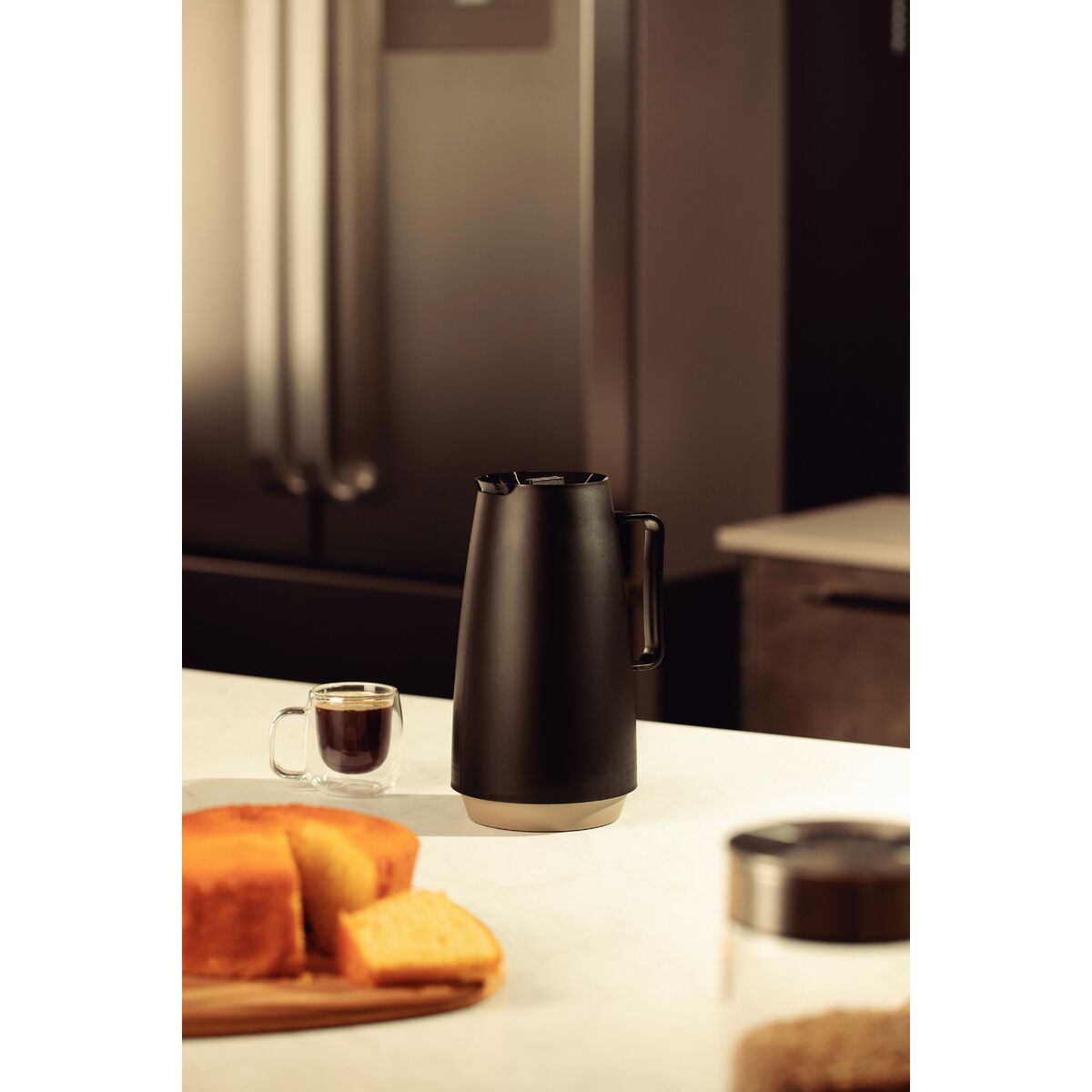Bule Térmico Tramontina Exata 500 ml Plástico Preto - Imagem 4