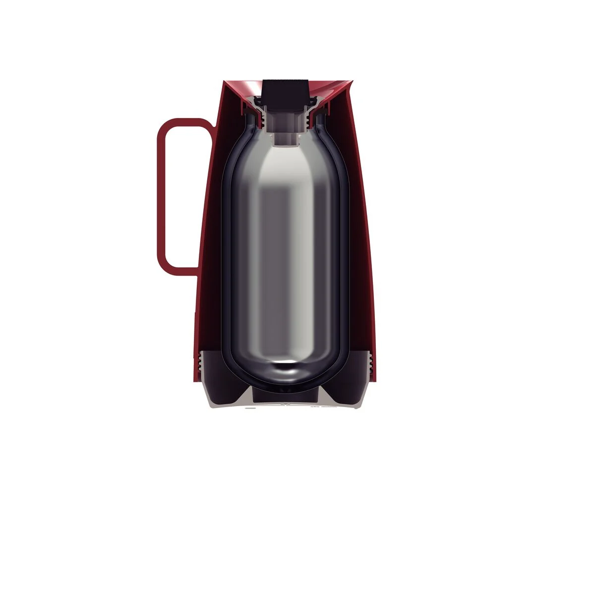 Bule Térmico Tramontina Exata Plástico Vermelho 500 Ml - Imagem 8