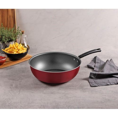 Frigideira Funda Tramontina Versalhes 28 cm 4,9 L Antiaderente Verm - Imagem 5