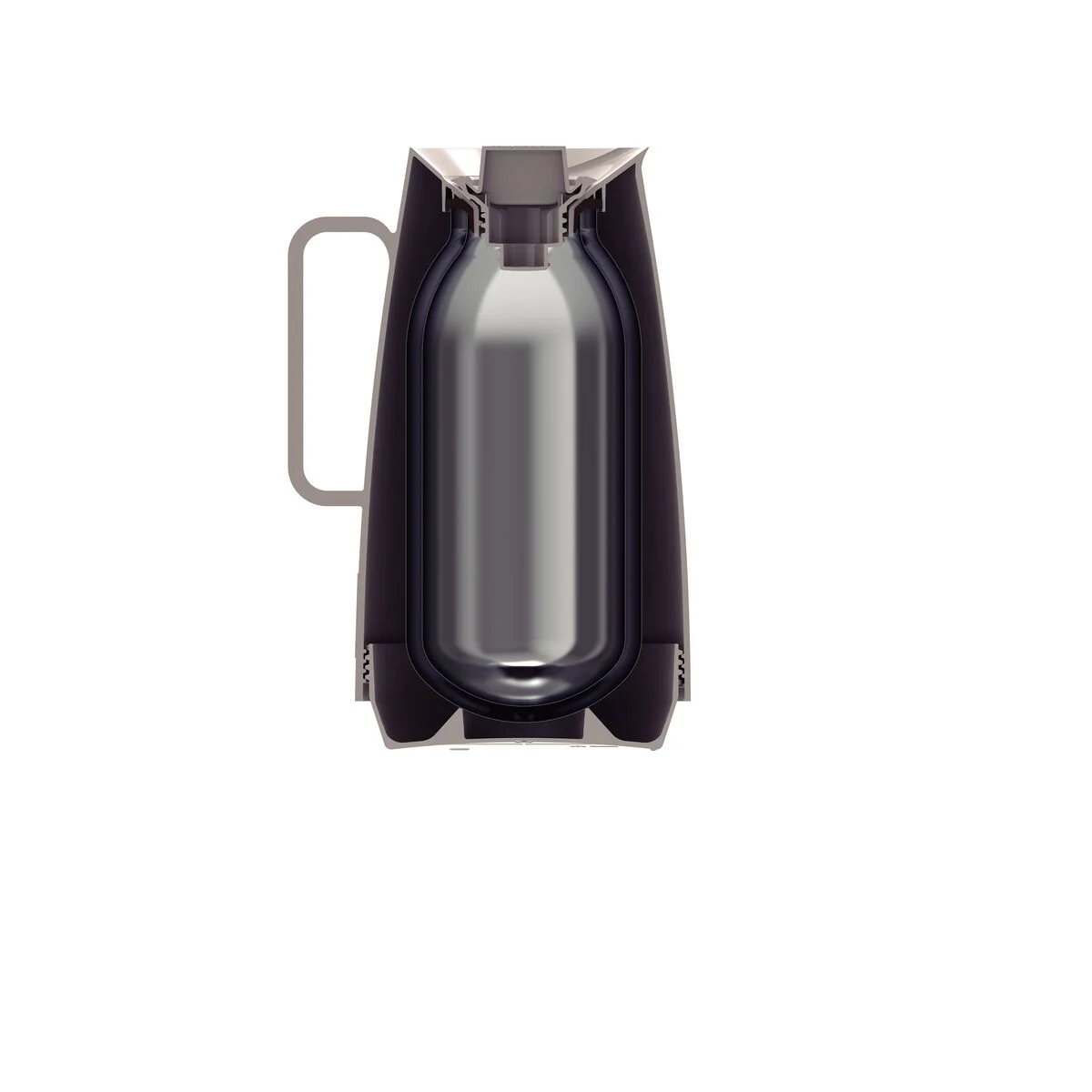 Bule Térmico Tramontina Exata 500 Ml Ampola Vidro Bege - Imagem 7