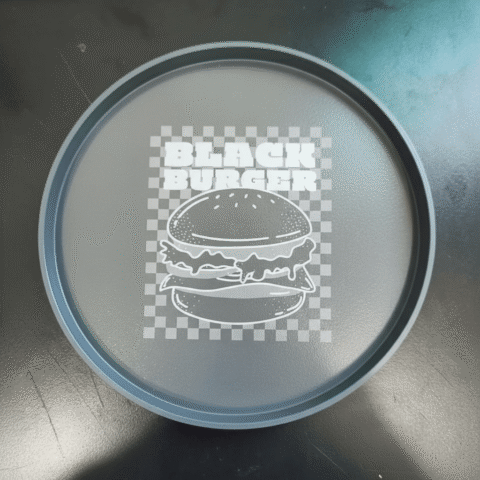 Prato Raso Tramontina Black Burger 20 cm Polietileno