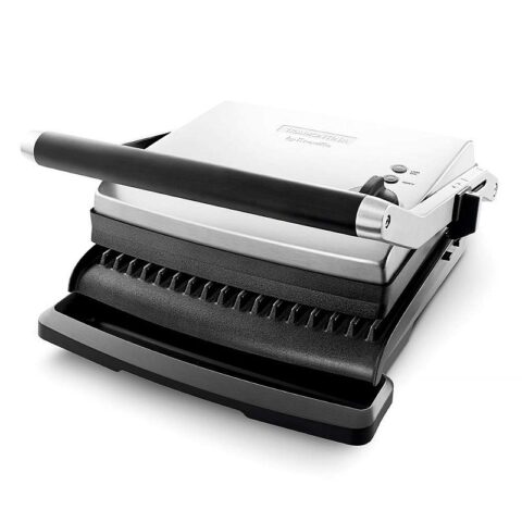 Grill Elétrico Tramontina by Breville Adjusta em Aço Inox 220V com Controle de Temperatura
