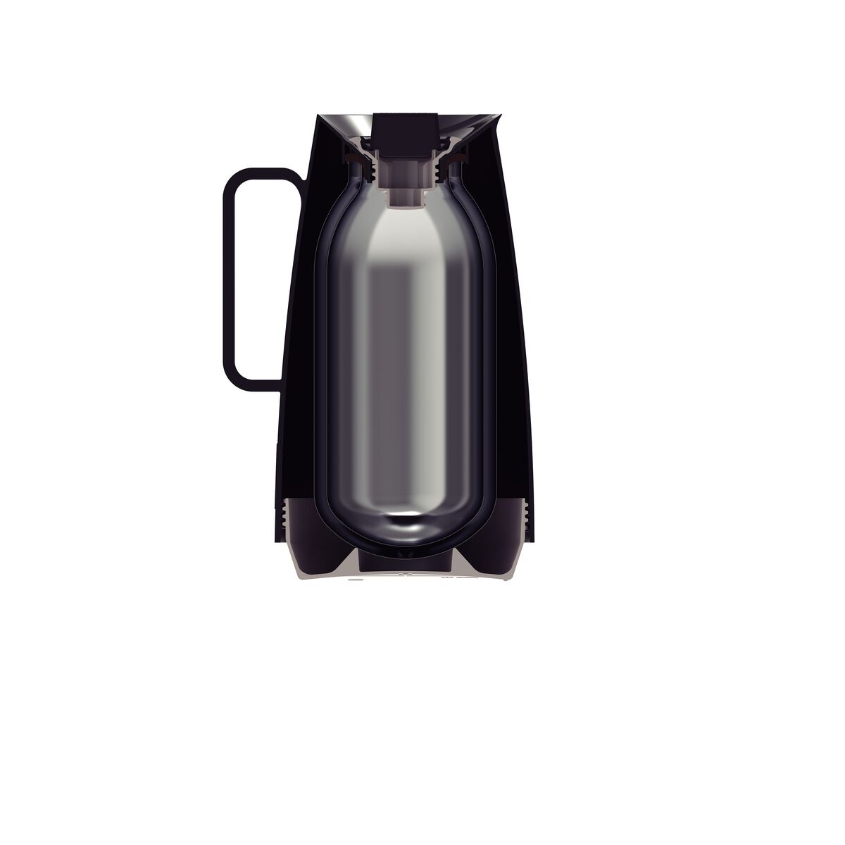 Bule Térmico Tramontina Exata 500 ml Plástico Preto - Imagem 2