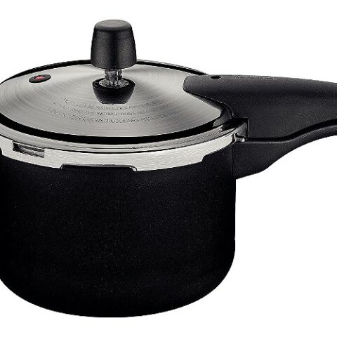 Panela de Pressão Antiaderente Tramontina Vancouver 4,5 L Preta