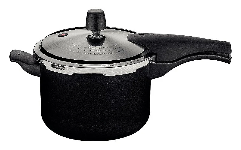 Panela de Pressão Antiaderente Tramontina Vancouver 4,5 L Preta