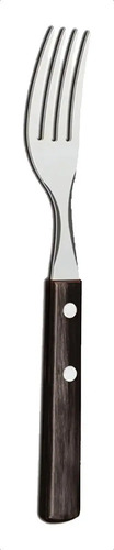 Faca e Garfo Polywood Castanho Aço Inox 24 Peças Tramontina Marrom - Imagem 4