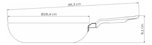 Frigideira Funda Tramontina Loreto 28 cm 3,3 L Antiaderente - Imagem 3