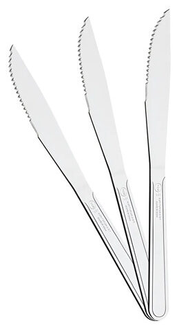 60 Facas Churrasco Aço Inox Buzios 4 Pol Fibag - Tramontina