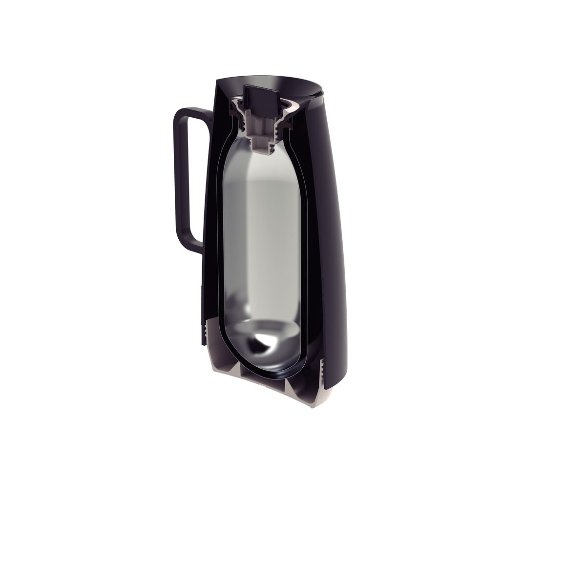 Bule Térmico Tramontina Exata 500 ml Plástico Preto - Imagem 7