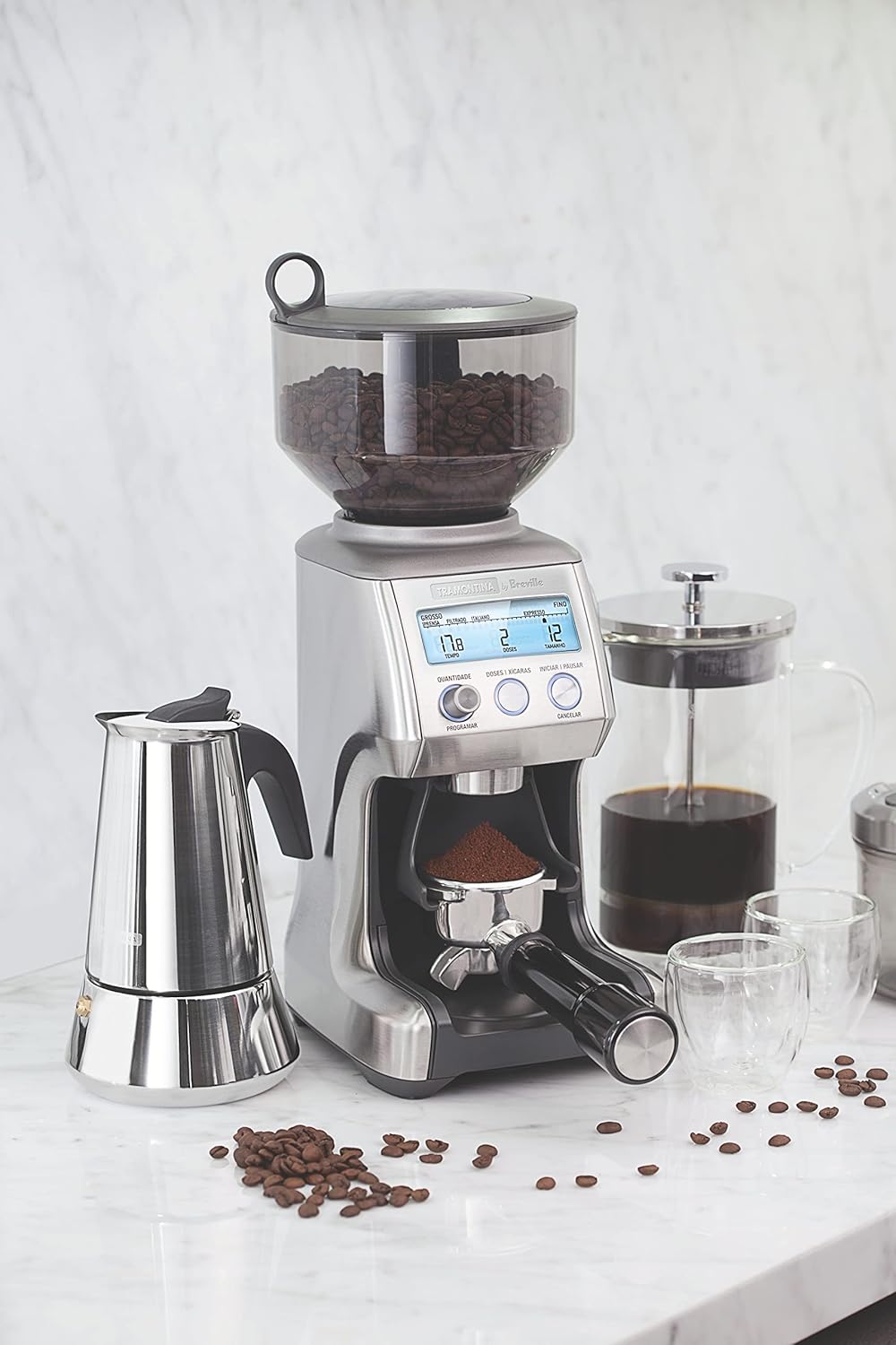 Kit Barista Tramontina: Cafeteira Expresso e Moedor 110V - Imagem 6
