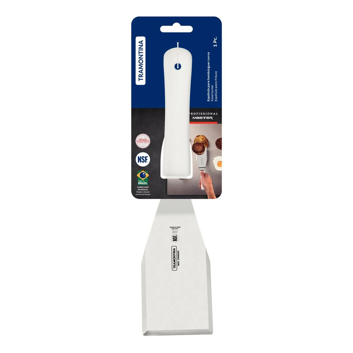 Espátula para Hambúrguer Profissional 6×3 Inox