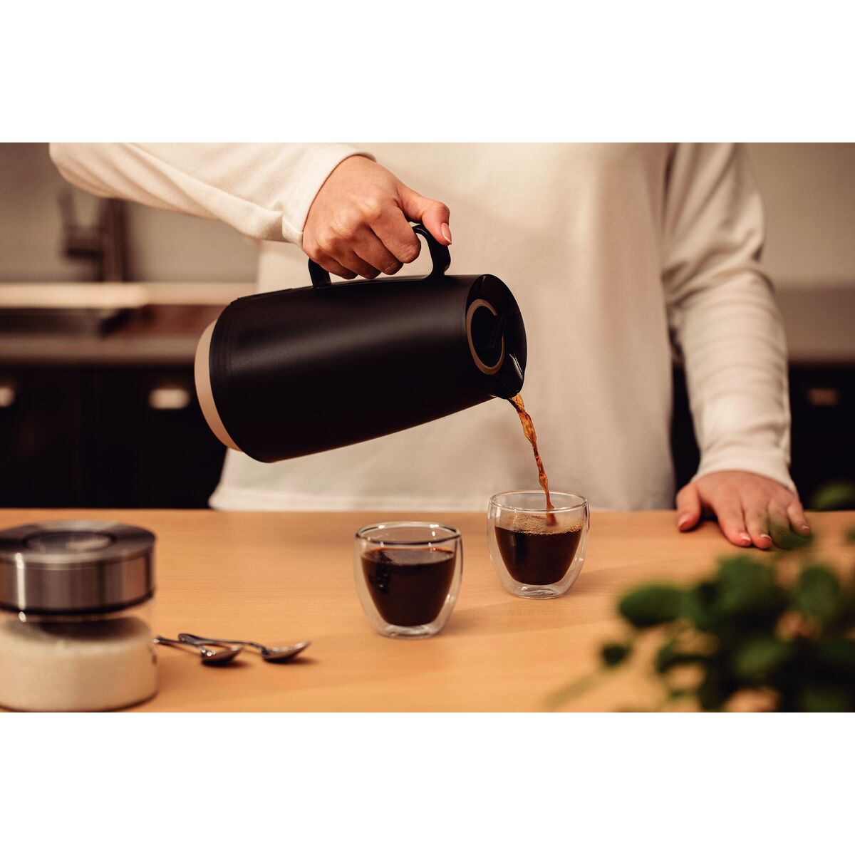 Bule Térmico Tramontina Exata 500 ml Plástico Preto - Imagem 5